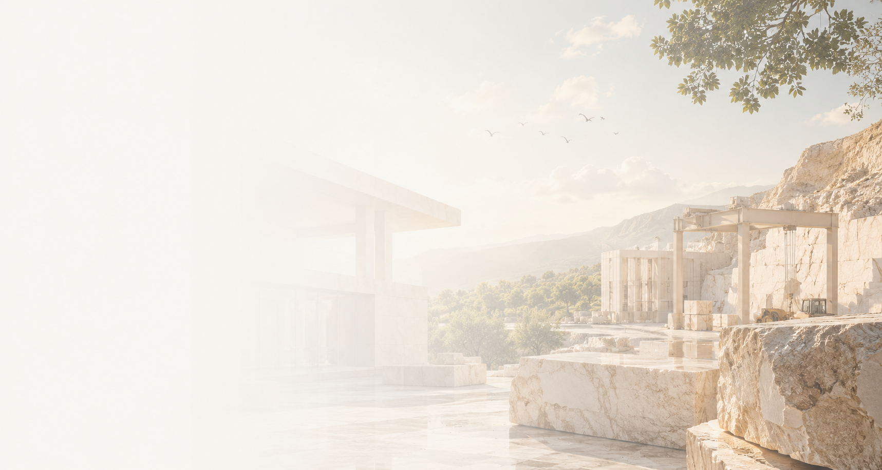 Egyptian natural stone in sustainable architectural setting