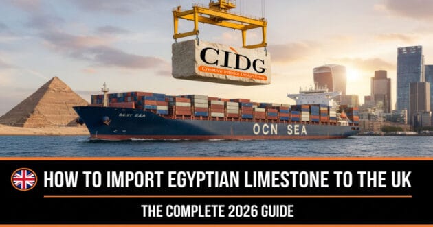How to Import Egyptian Limestone to the UK