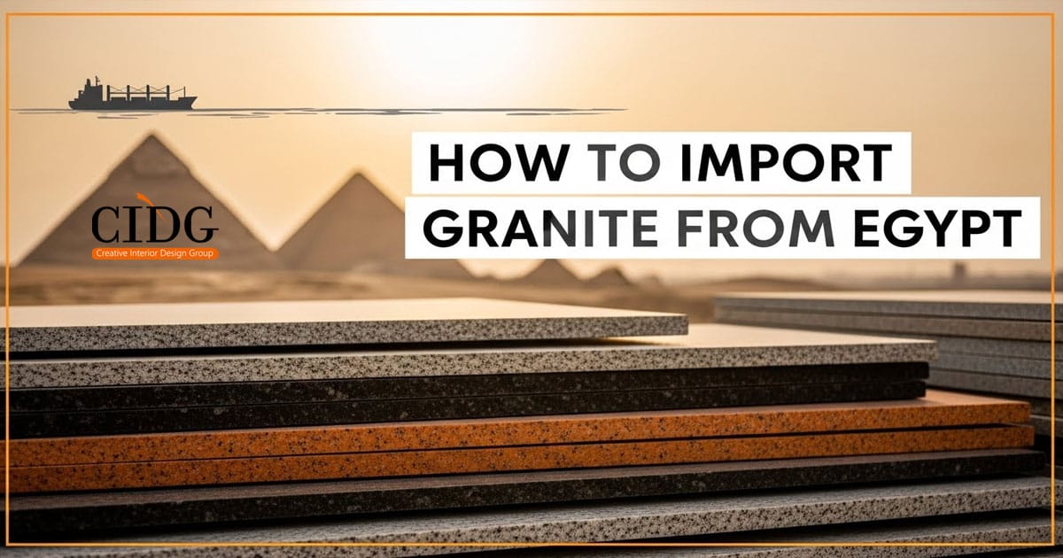 How to Import Granite from Egypt