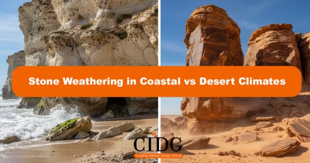 Stone Weathering in Coastal vs Desert Climates